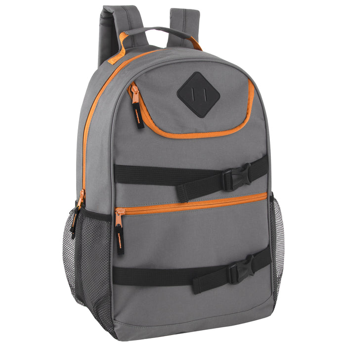 46cm Double Buckle Backpacks 25L Capacity - 4 Colours