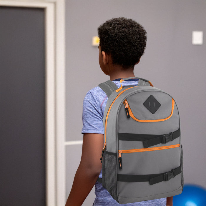 46cm Double Buckle Backpacks 25L Capacity - 4 Colours