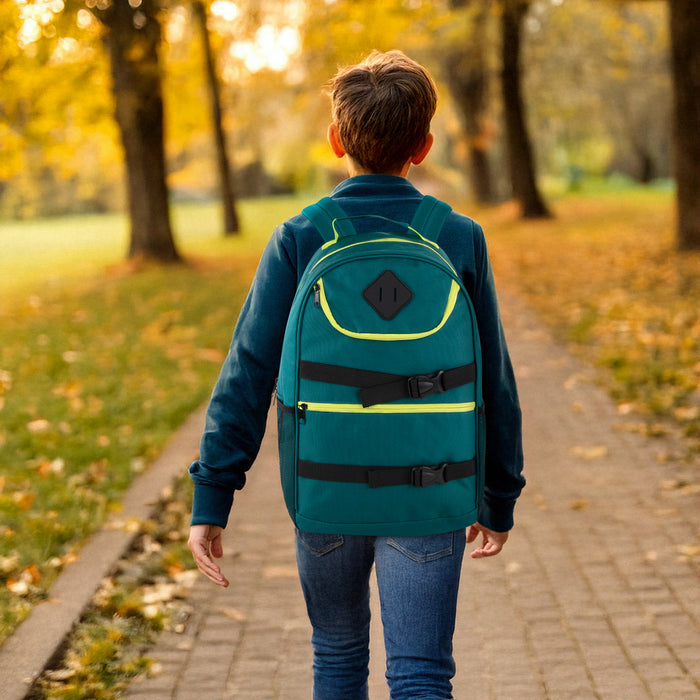 46cm Double Buckle Backpacks 25L Capacity - 4 Colours