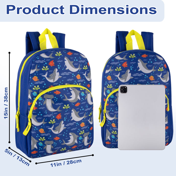 38cm Children's Character Backpack School Bag 14L Capacity - 8 Assorted Prints