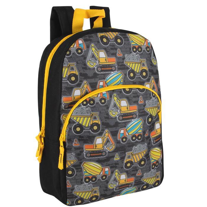 38cm Children's Character Backpack School Bag 14L Capacity - 8 Assorted Prints