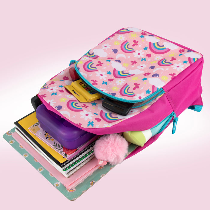 38cm Children's Character Backpack 14L Capacity - 4 Girls Prints