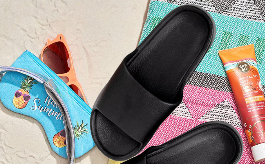 Women's Slides Sandals - Black