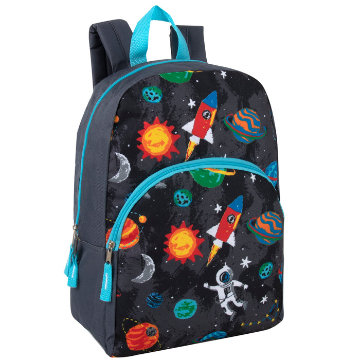 Character Backpack School Bag 38cm 14L Capacity - Boys Prints