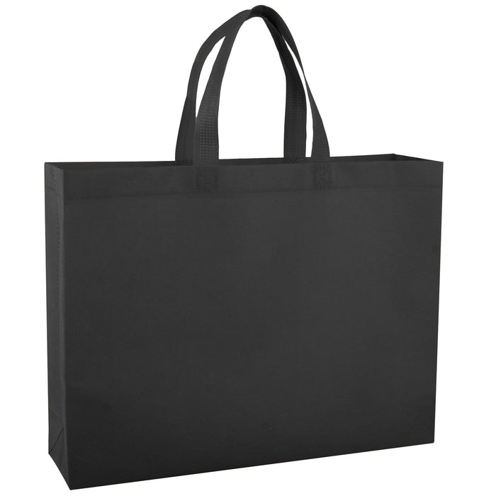 Wholesale Shopper Non Woven Tote Bag 30 x 40.5 -Black