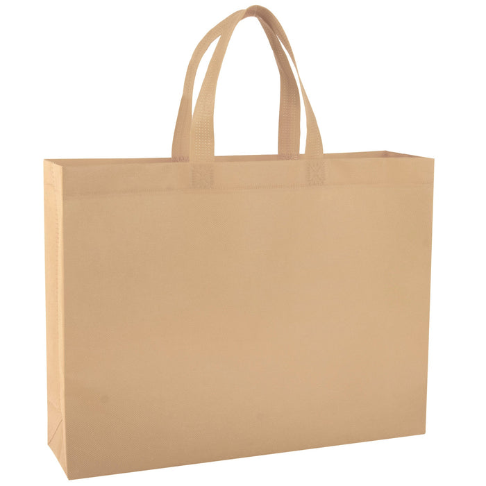 Wholesale Shopper Non Woven Tote Bag 30 x 40.5 - Khaki