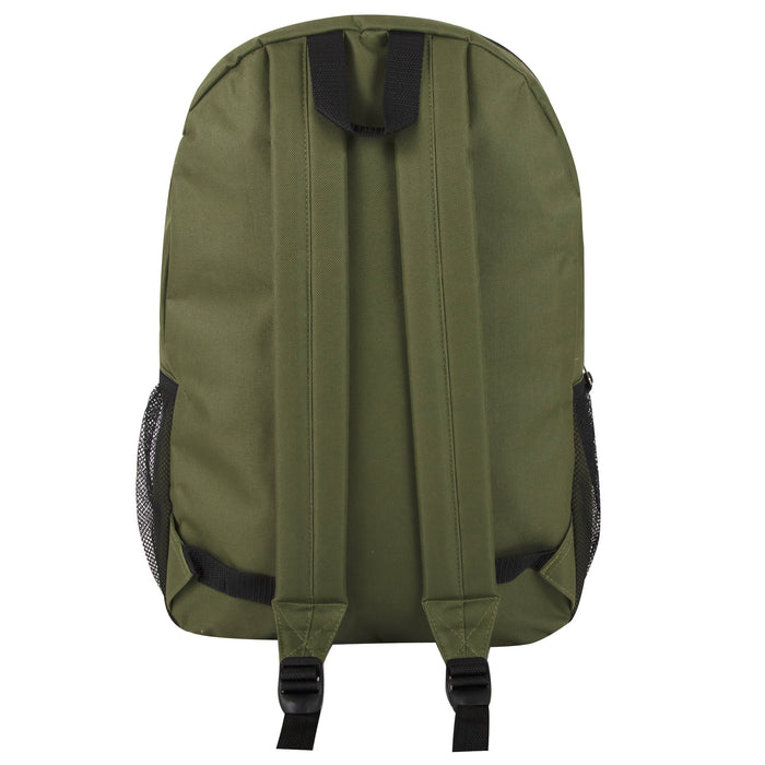 Wholesale 48cm Backpack 24L Capacity With Mesh Side Pockets - 4 Colours