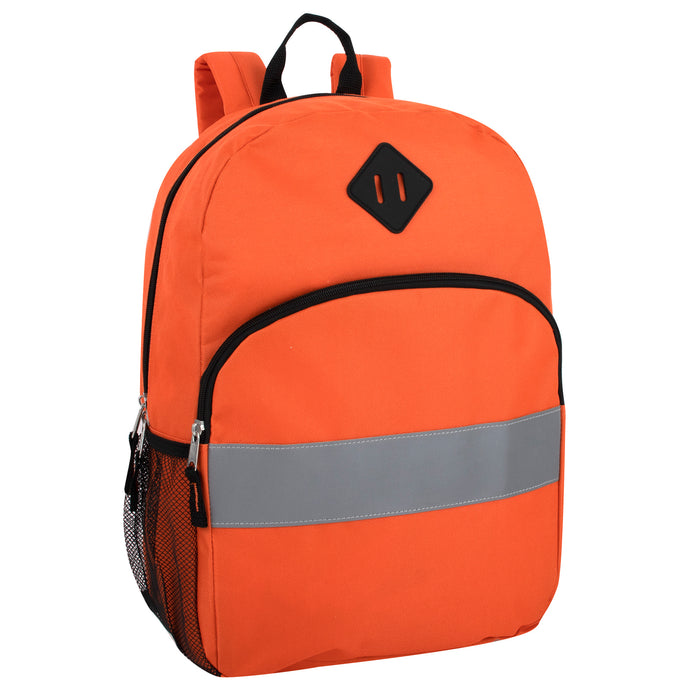 Wholesale 43cm Safety Reflective Backpack 20L Capacity - 9 Color Assortment