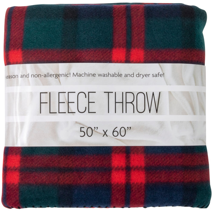 Wholesale Plaid Fleece Blankets 50" x 60"
